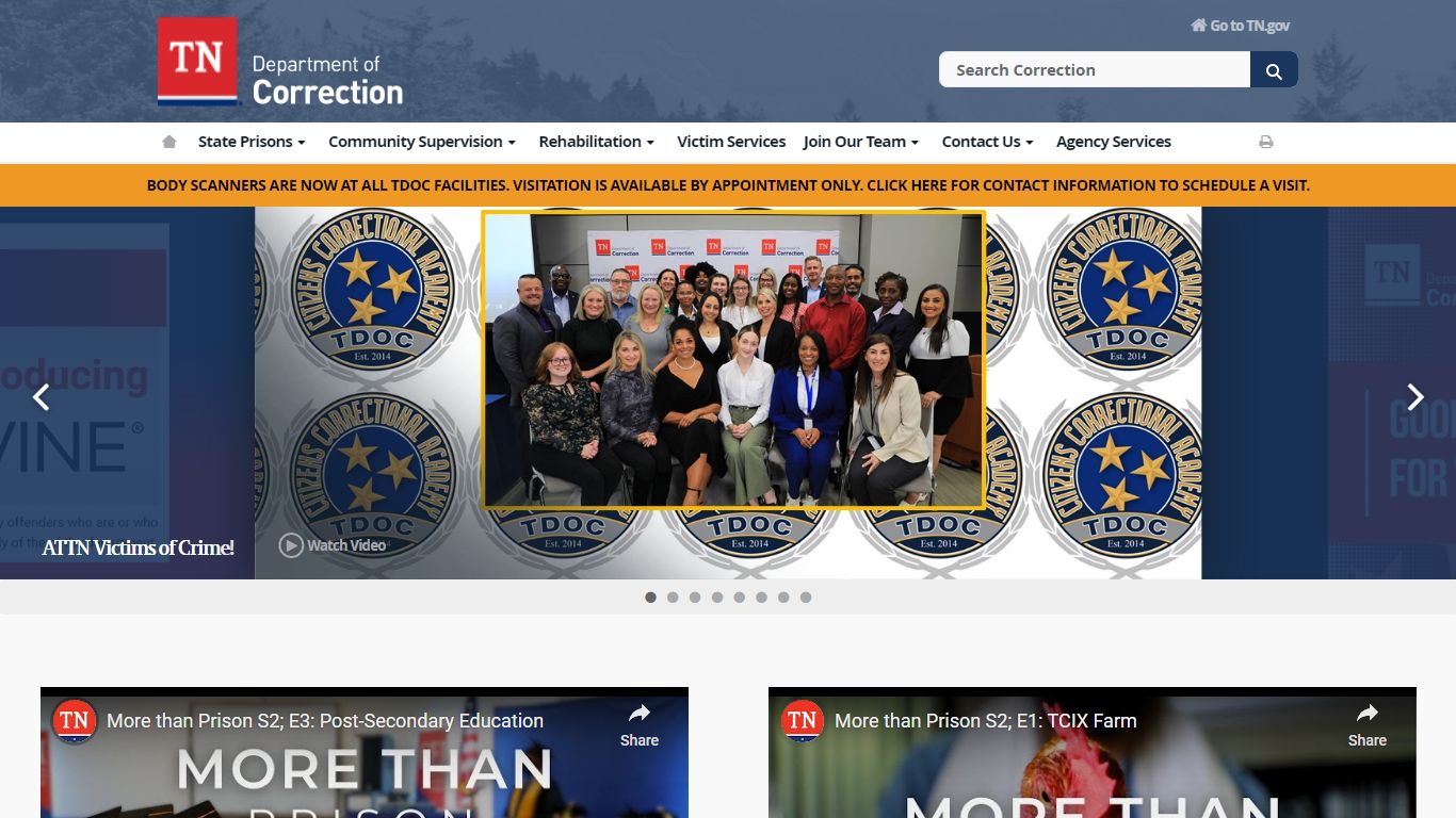 Department of Correction - TN.gov